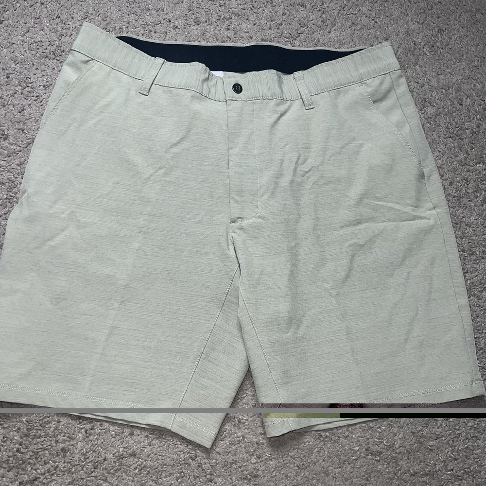 BYLT Premium Basics Men's Green Performance Hybrid Shorts 2XL Stretch Golf